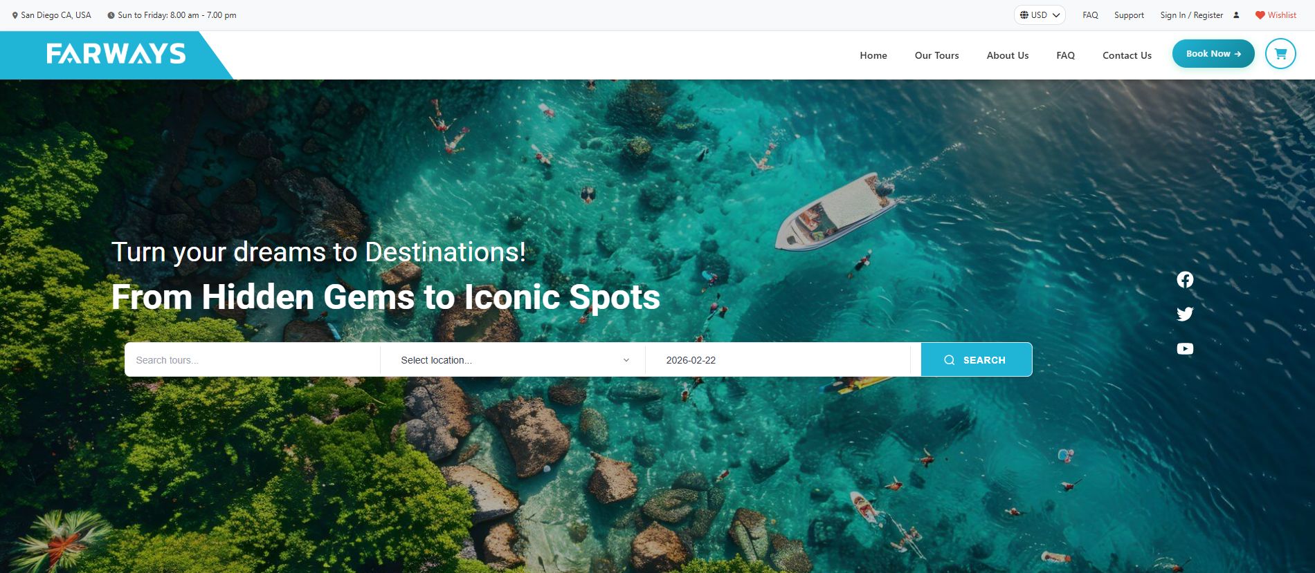 Farways Travel Demo